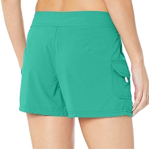 Kanu Surf Women's Breeze Solid Stretch Boardshorts Teal Size 14 NWT - Picture 2 of 13